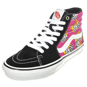 MN Skate SK8-Hi Fuchsia Fedora - Scarpe Stringate Profilo Alto Uomo Nere / Multicolore VN0A5FCCBLM1  VANS 