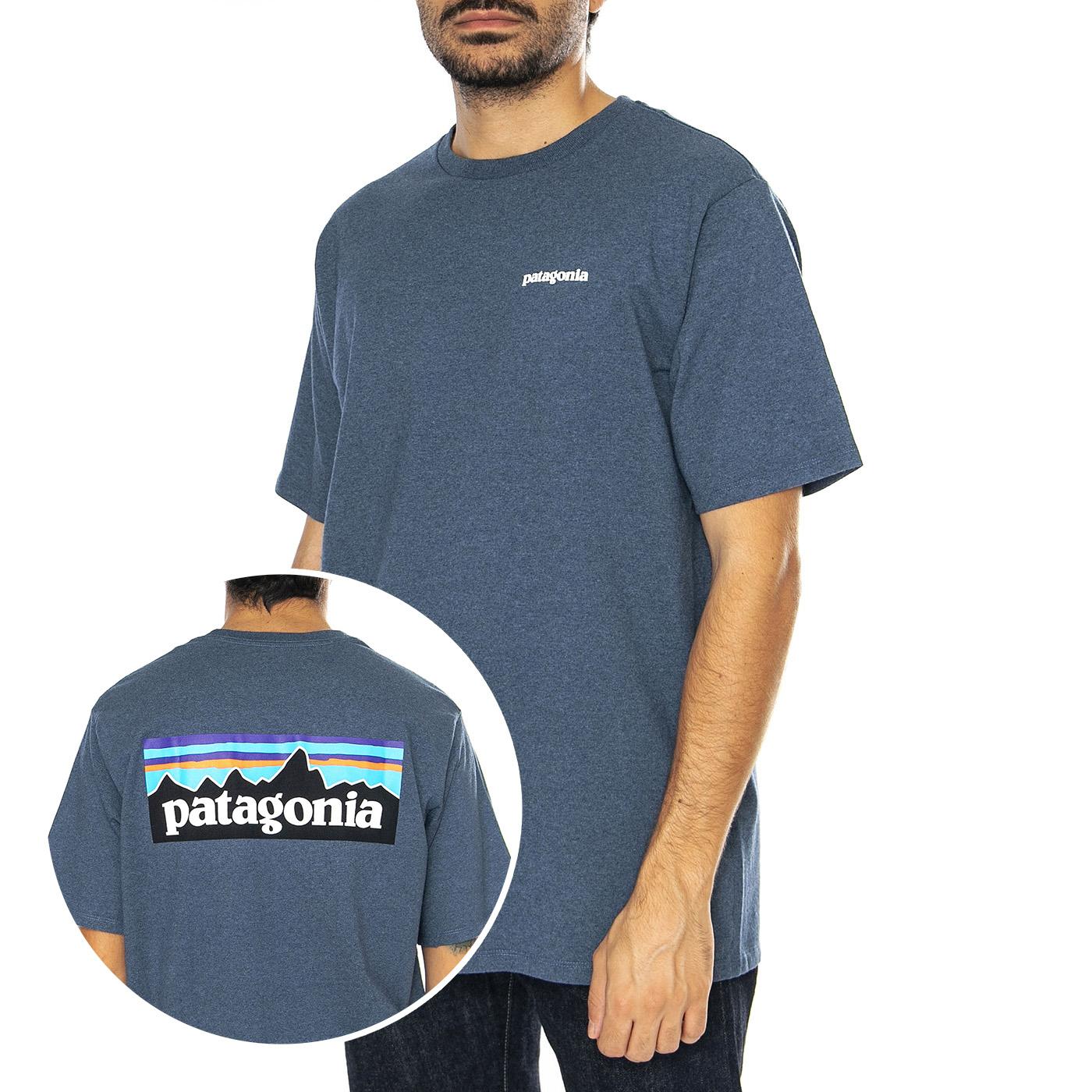M's P-6 Logo Responsibili-Tee-UTB - Maglietta Girocollo Uomo Blu 38504-UTB  PATAGONIA 