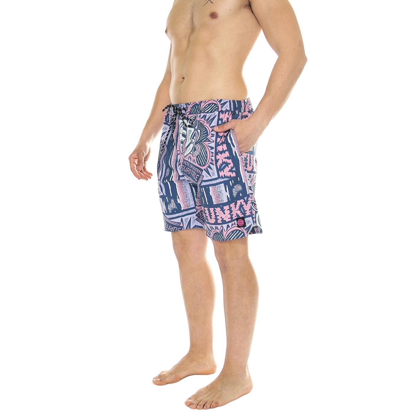 Surface Surfshorts Stone - Costume da Bagno Uomo Multicolore FNKSS24-90223  FUNKY 