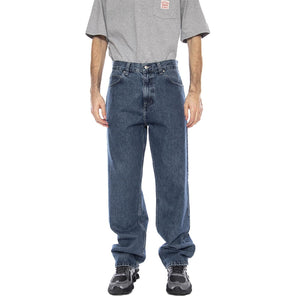 Matrix Pant -- Pantaloni Uomo Mid Marble Wash Blu I034927. 01.J9 EDWIN 