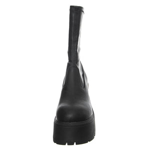 Found Black Stretch Pu - Stivali Donna Neri WSSFOUND-BLK  WINDSOR SMITH 