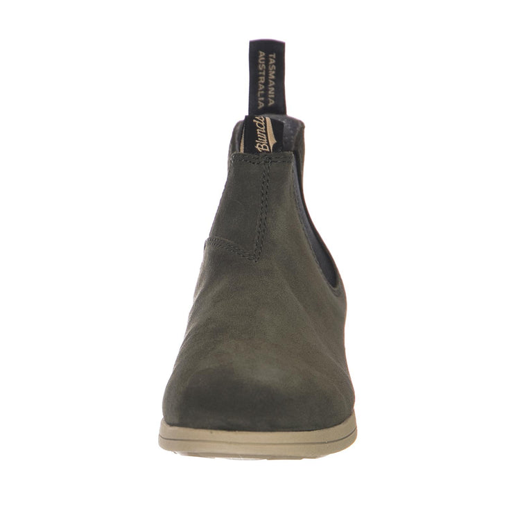 1396 ELBOOT FOREST GREEN SUEDE ELASTIC 116162_4  BLUNDSTONE 