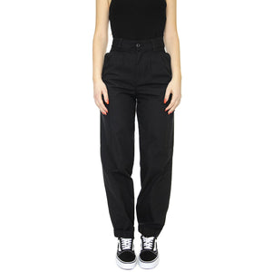 W' Collins Pant Black Rinsed - Pantaloni Cargo Donna Neri I031565-8902  CARHARTT WIP 