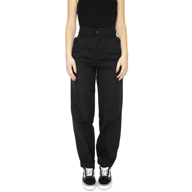 W' Collins Pant Black Rinsed - Pantaloni Cargo Donna Neri I031565-8902  CARHARTT WIP 
