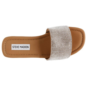 Adaze Rhinestone Micro with Clear Jellystone - Sandali Donna Argento SMSADAZE-RHI  STEVE MADDEN 