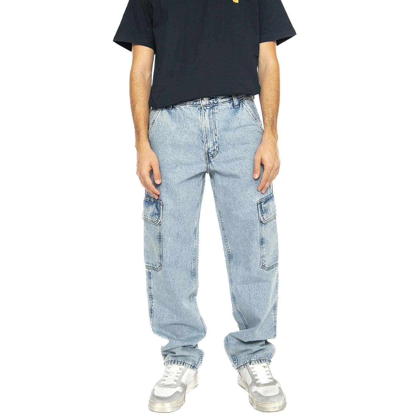 568 Loose STRT Cargo My Pockets Full - Jeans Uomo Blu 000LP-0001 . LEVIS 