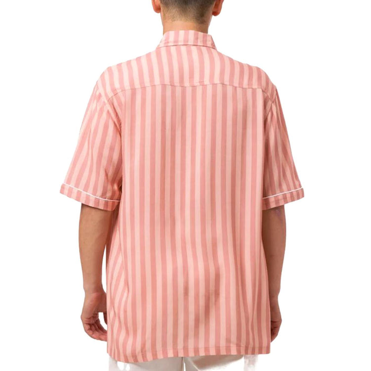 SOHO S/S WOVEN TOP ROSE - Camicia a Maniche Corte Uomo Rosa BU00157-ROSE . HUF 