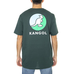 LOGO Heritage Pine - Maglietta Girocollo Uomo Verde KAF22UTS220-133  KANGOL 