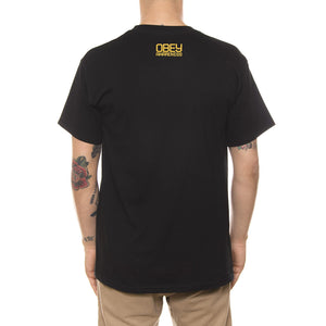DAVID LYNCH AWARENESS PREMIUM S/S TEE BLACK 165361451-BLK  OBEY 