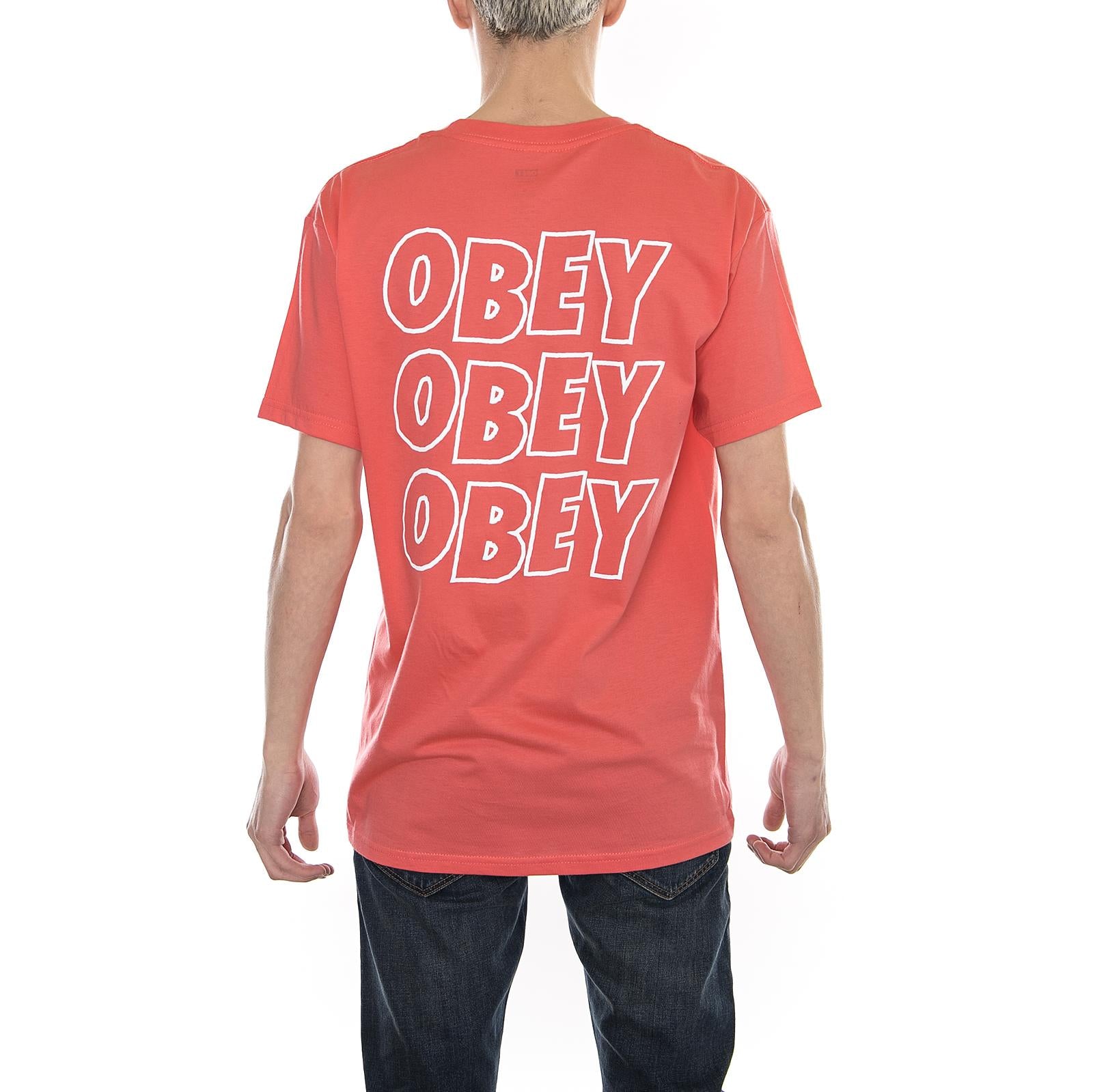 OBEY JUMBLE LO - FI CORAL 165361489-CRL  OBEY 