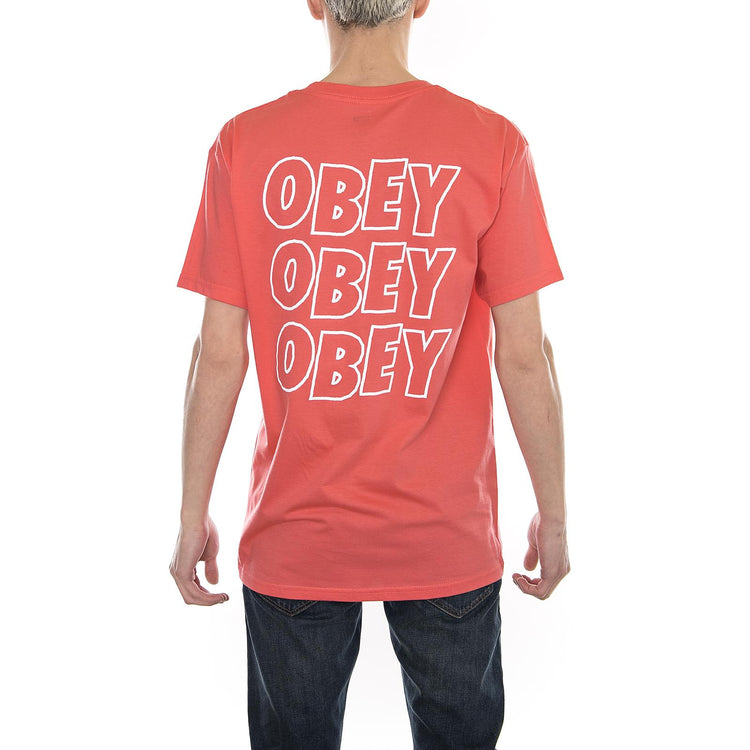 OBEY JUMBLE LO - FI CORAL 165361489-CRL  OBEY 