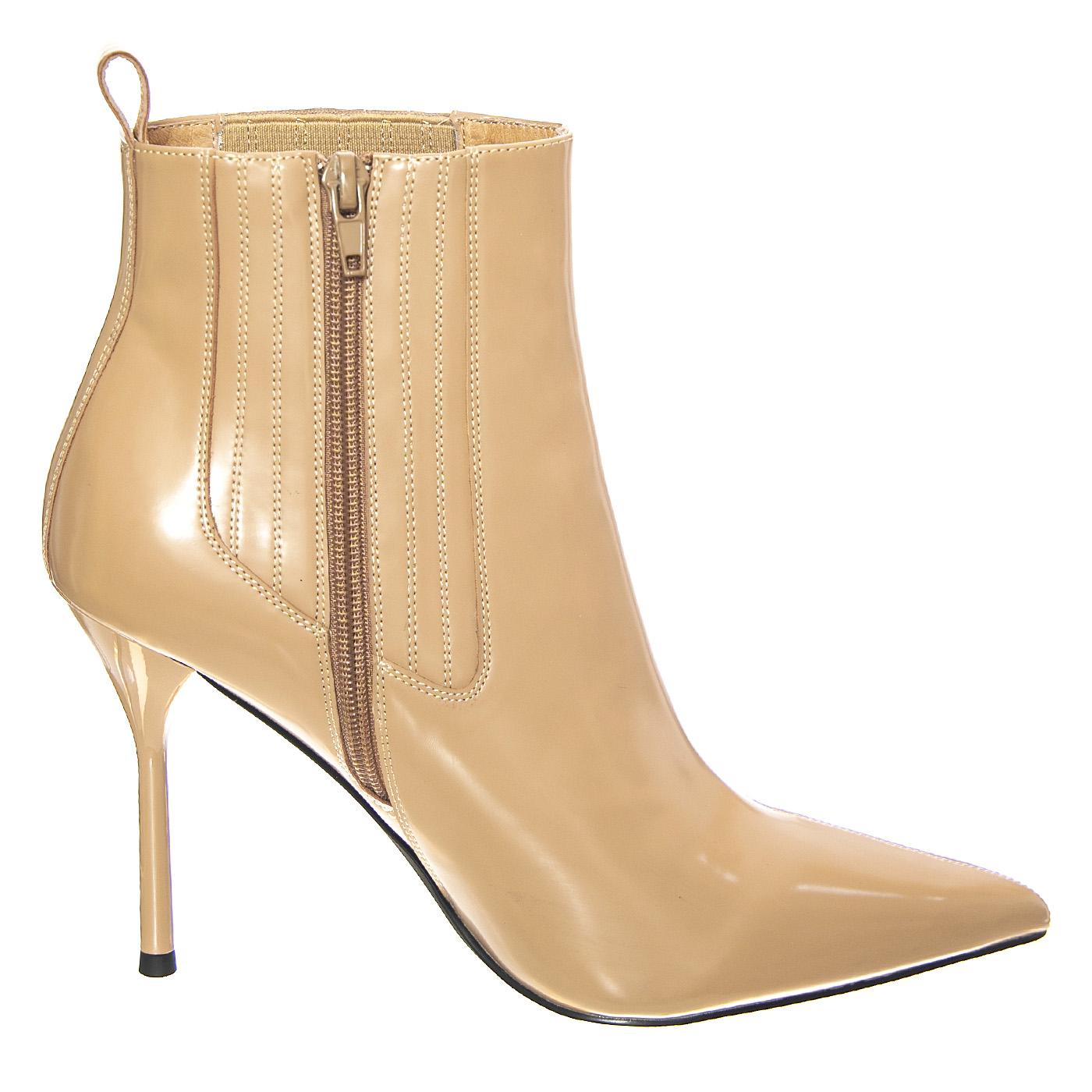 W' Nicolette Nude Box - Stivali Donna Beige JCSJCD-126-7-07-NUD  JEFFREY CAMPBELL 