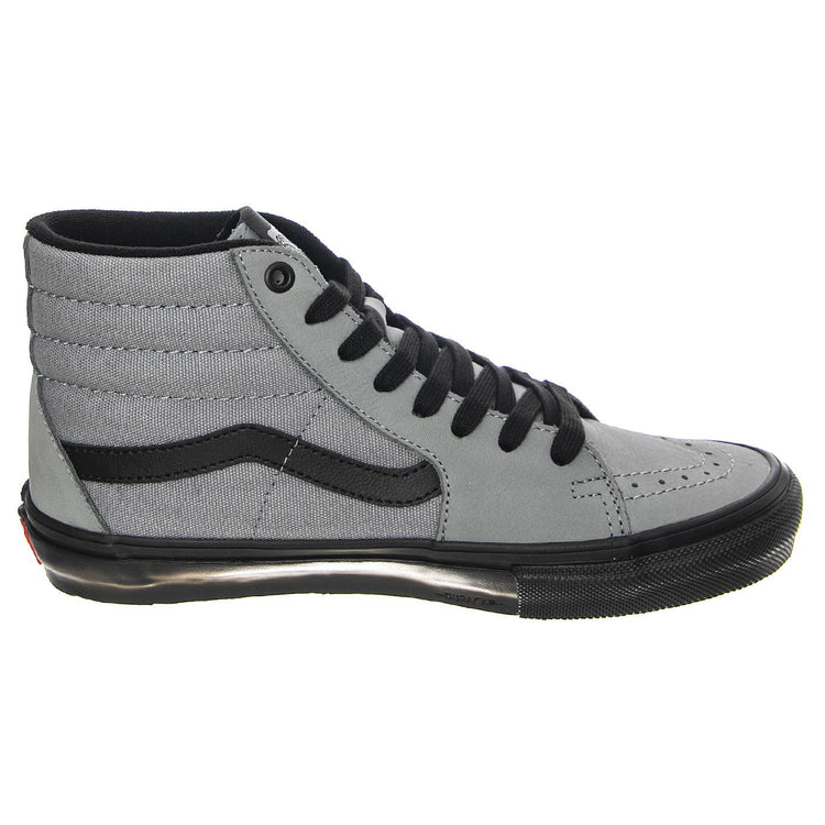 MN Skate SK8-Hi Nubuck Washed Blue / Black - Scarpe Stringate Profilo Alto Uomo Grigie VN0A5FCCG0E1  VANS 