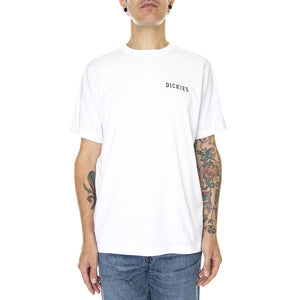 Cleveland Tee SS White - Maglietta Girocollo Uomo Bianca DK0A4Y1KWHX1  DICKIES 