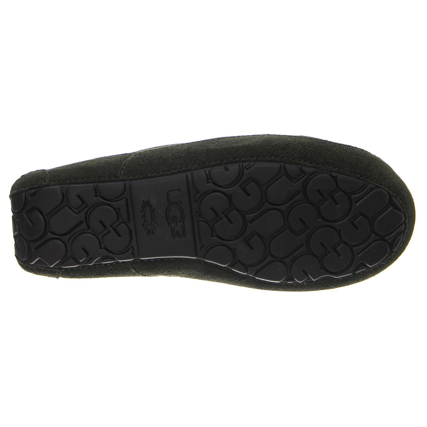 UGG M Ascot Forest Night - Mocassini Uomo in Pelle Scamosciata Verde Scuro 1101110M FRSN UGG 