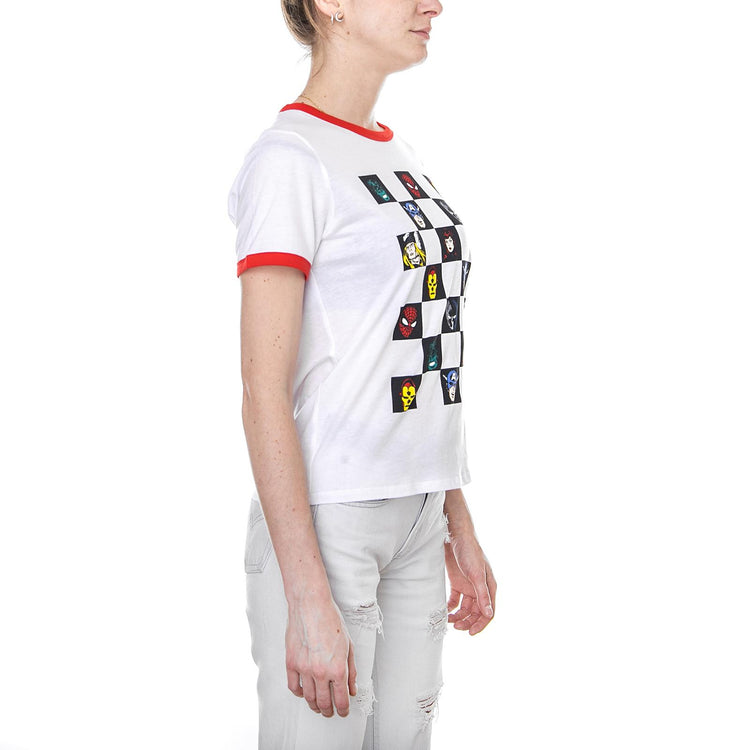 WM AVENGERS RINGER WHITE/RACING VA3QX5KSF  VANS 