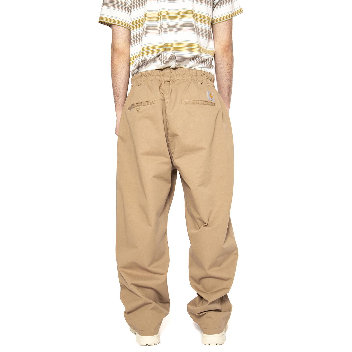 Marv Pant Leather - Pantaloni Uomo Marroni I033129.8Y06  CARHARTT WIP 