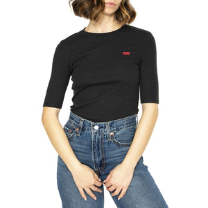 T-shirt Luca Slim - Maglietta Girocollo Donna Nera A3388-0004  LEVIS 