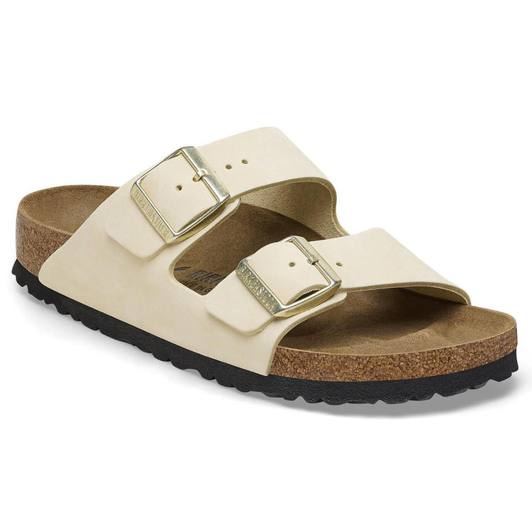 Arizona Ecru, Nubuck Leather - Sandali Donna Beige 1026711  BIRKENSTOCK 