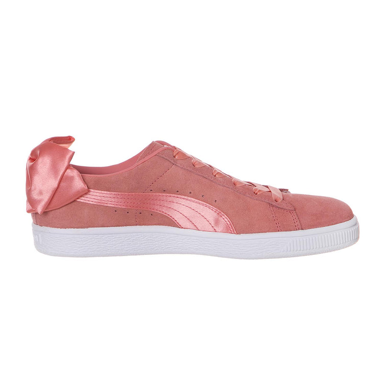 Suede Bow Wn s Shell Pink-Shell Pin 36731701  PUMA 