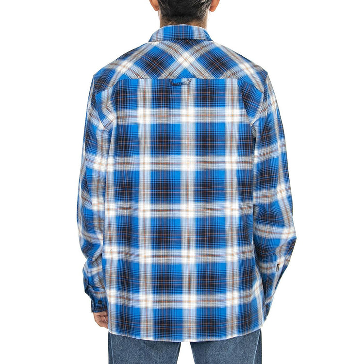 Penfield Straight Hem Nylon Zi Daphne - Camicia Uomo Blu / Multicolore PFD0178-675  PENFIELD 