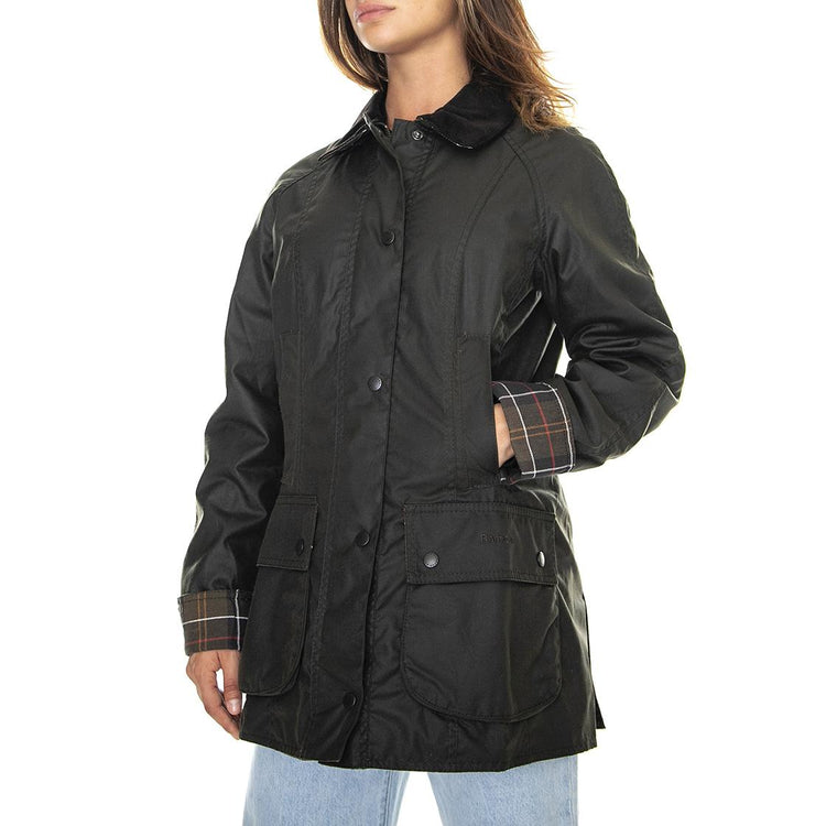 Classic Bedale Wax Jacket Olive - Giacca Invernale Donna Marrone FW22-LWX0668-OL71  BARBOUR 