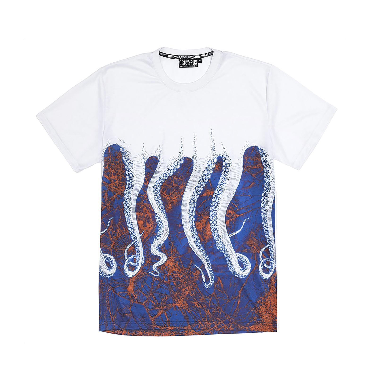 SMASHED OCTOPUS TEE  WHITE 18SOTS02-WHT  OCTOPUS 