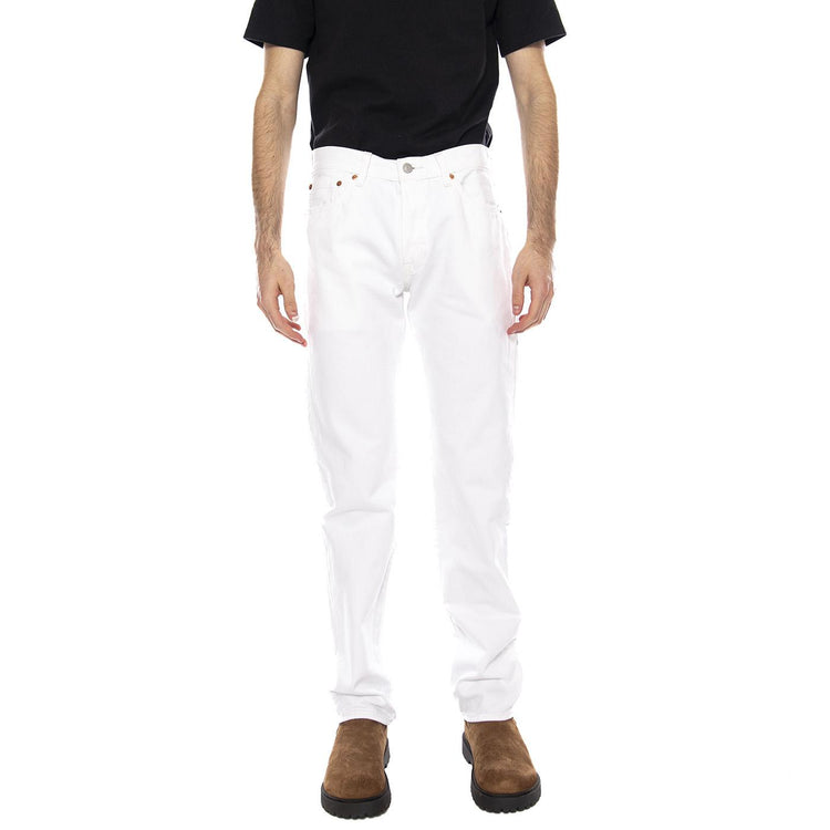 501® Levi's® Original - Chill White - Denim Jeans Uomo Bianchi 00501 3853 LEVIS 