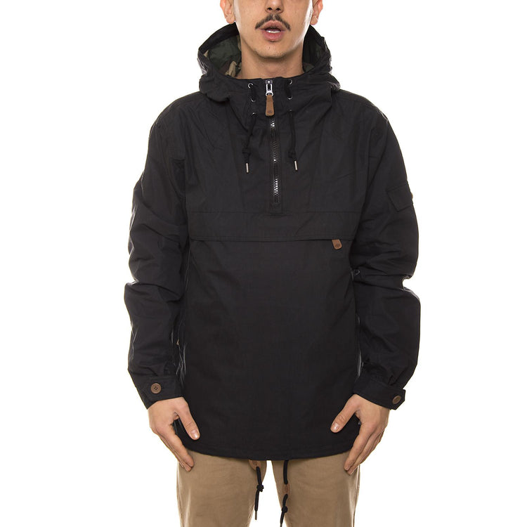 POLLARD ZIP PULLOVER JACKET BLACK 07-200265-BK  DICKIES 