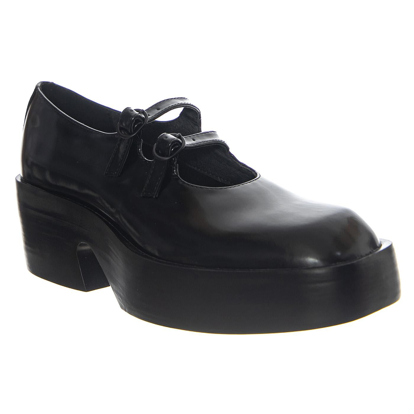 Mimi Negro / Billie Negro Shiny - Mocassini Donna Neri K201805-002 . CAMPER 