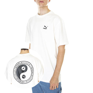 M' PUMA x STAPLE Tee Warm White - Maglietta Girocollo Uomo Bianca 539824-65  PUMA 