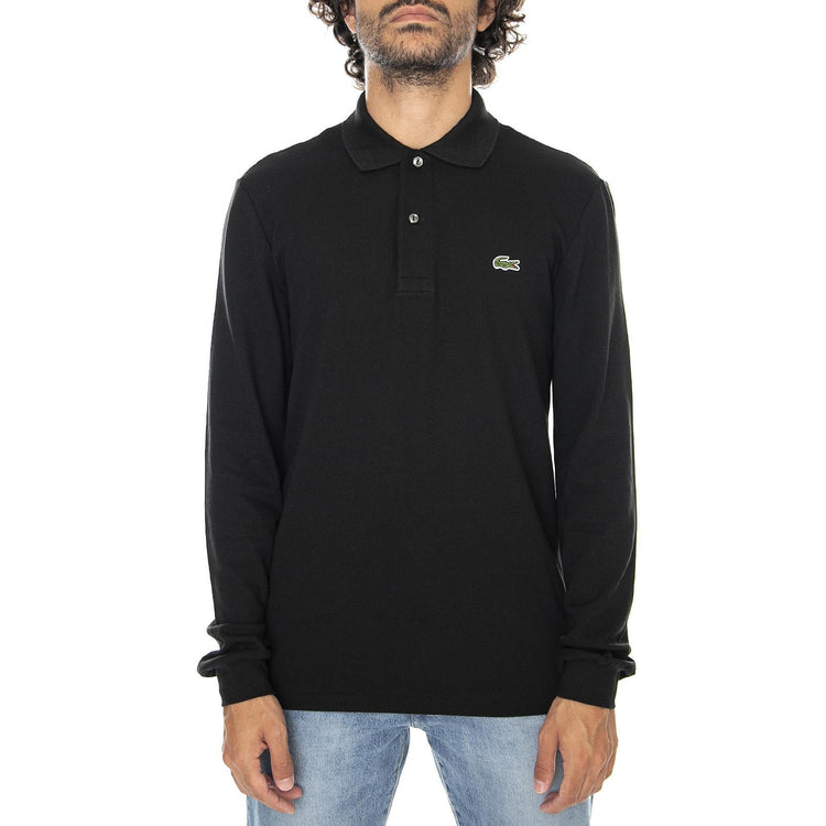 Classic 031 Long Sleeves Polo Shirt Black - Polo Maniche Lunghe Uomo Nera L1312-031  LACOSTE 