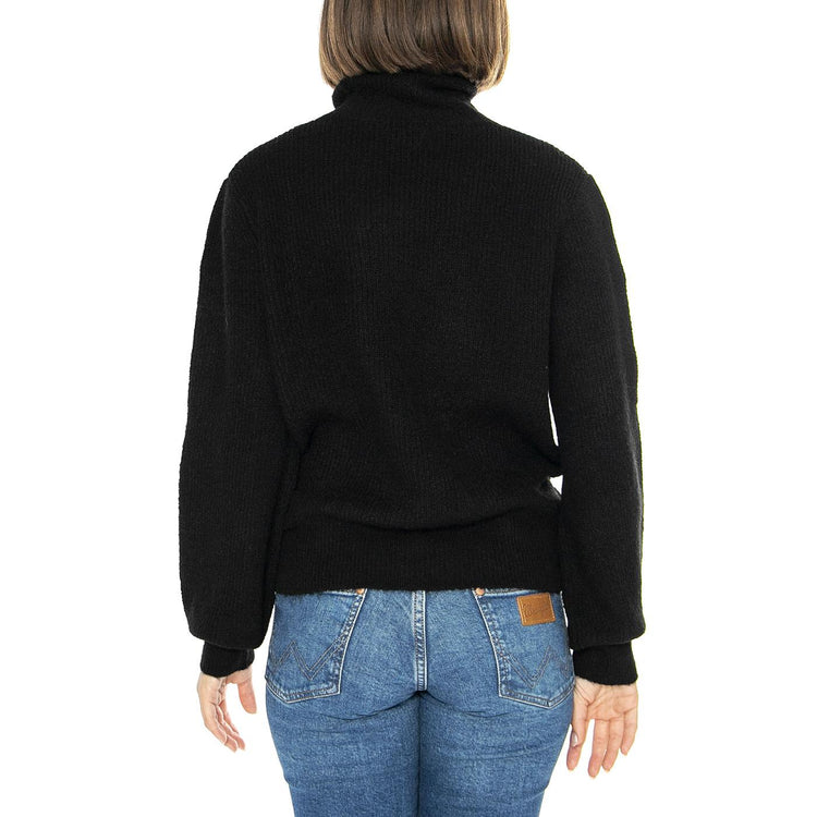 Roll Neck Knit Black - Maglione Donna Nero 112358826-BLACK  LEE 
