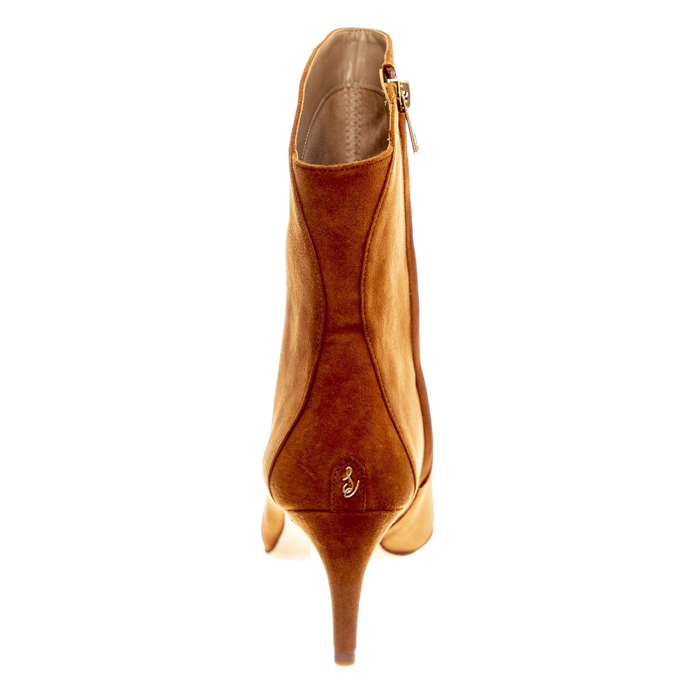 USHA - Stivaletti Profilo alla Caviglia Donna Marroni Suede SEUSHA-BRW  SAM EDELMAN 