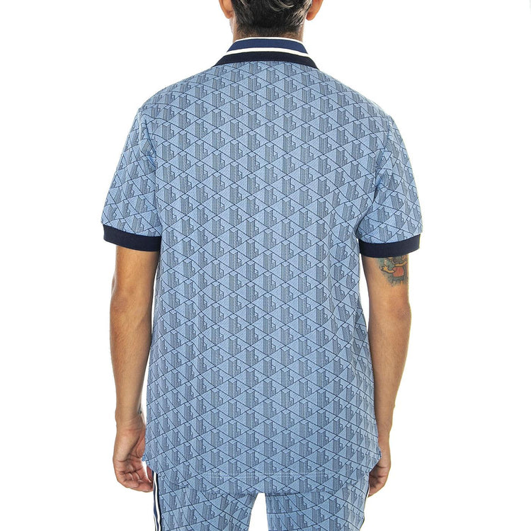 Maglietta M/C DH1417-I8K Polo Blue - Polo Uomo Blu DH1417-I8K  LACOSTE 