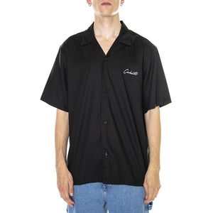 S/S Delray Shirt Black / Wax - Camicia Maniche Corte Uomo Nera I031465-K02XX  CARHARTT WIP 