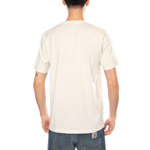 Sign Off Tee Vintage White - Maglietta Giorocollo Uomo Beige 112351234 WHT WRANGLER 