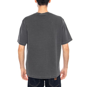 S/S Nelson Waffle T-Shirt Black - Maglietta Girocollo Uomo Nera I036185 89GD CARHARTT WIP 
