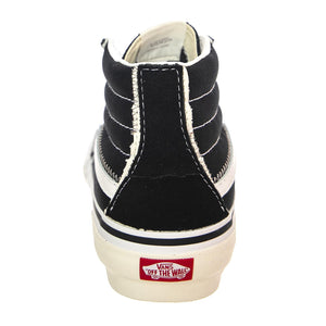 SK8-Hi Reconstruct Black / True White - Scarpe Stringate Profilo Alto Uomo Nere VN0005UK6BT1  VANS 