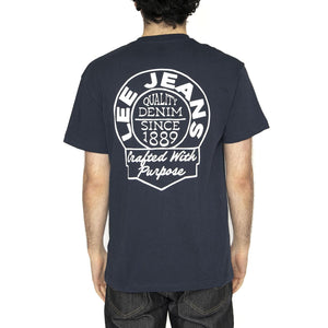 Relaxed Tee Mood Indigo - Maglietta Girocollo Uomo Blu 112364547  LEE 