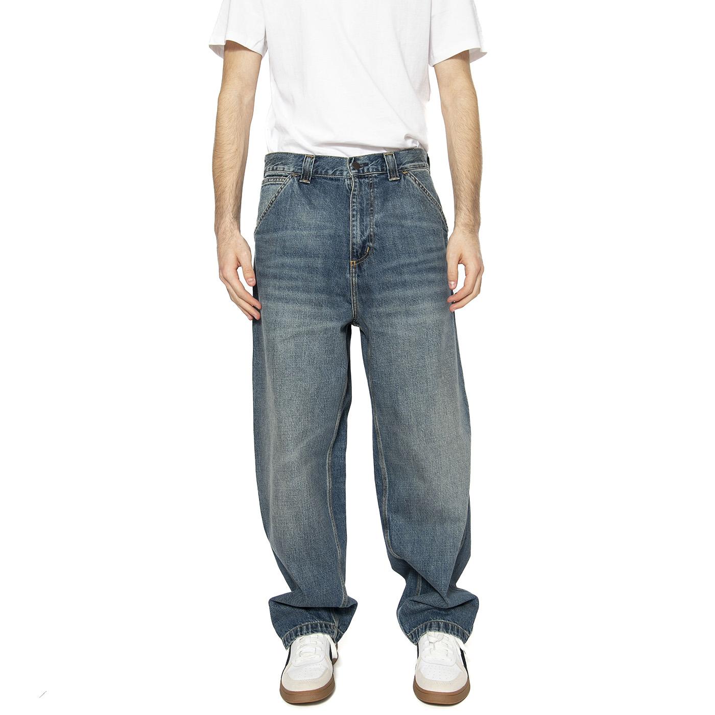 OG Single Knee Pant Faded Blue - Pantaloni Denim Jeans Uomo Blu I034871.014L  CARHARTT WIP 