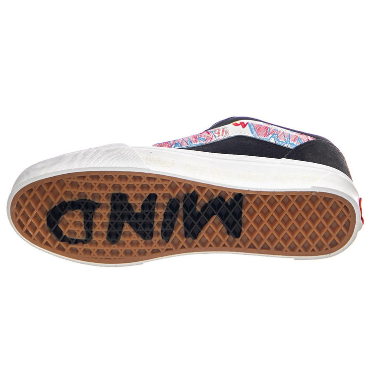 Knu Skool Black / Multi - Scarpe Profilo Basso Uomo Nere VN000CS00ZB1  VANS 
