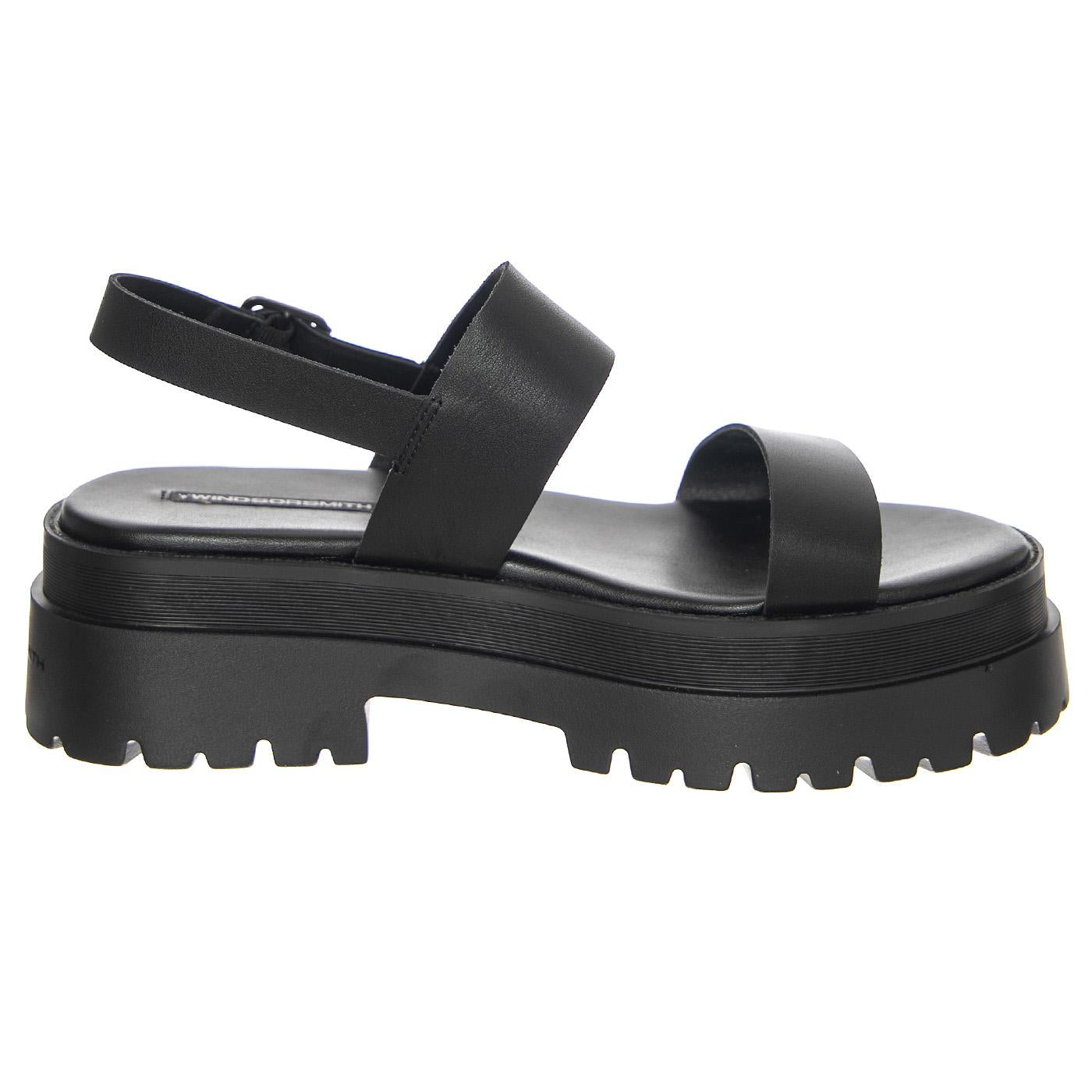 W' Tasty Black Pigment Sandals - Sandali Donna Neri WSSTASTY-BLK  WINDSOR SMITH 