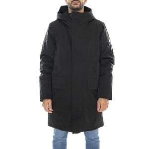 M´s Jacket Franc Black Function Stretch Rec - Giacca Invernale con Cappuccio Uomo Nera 330635-110  ELVINE 