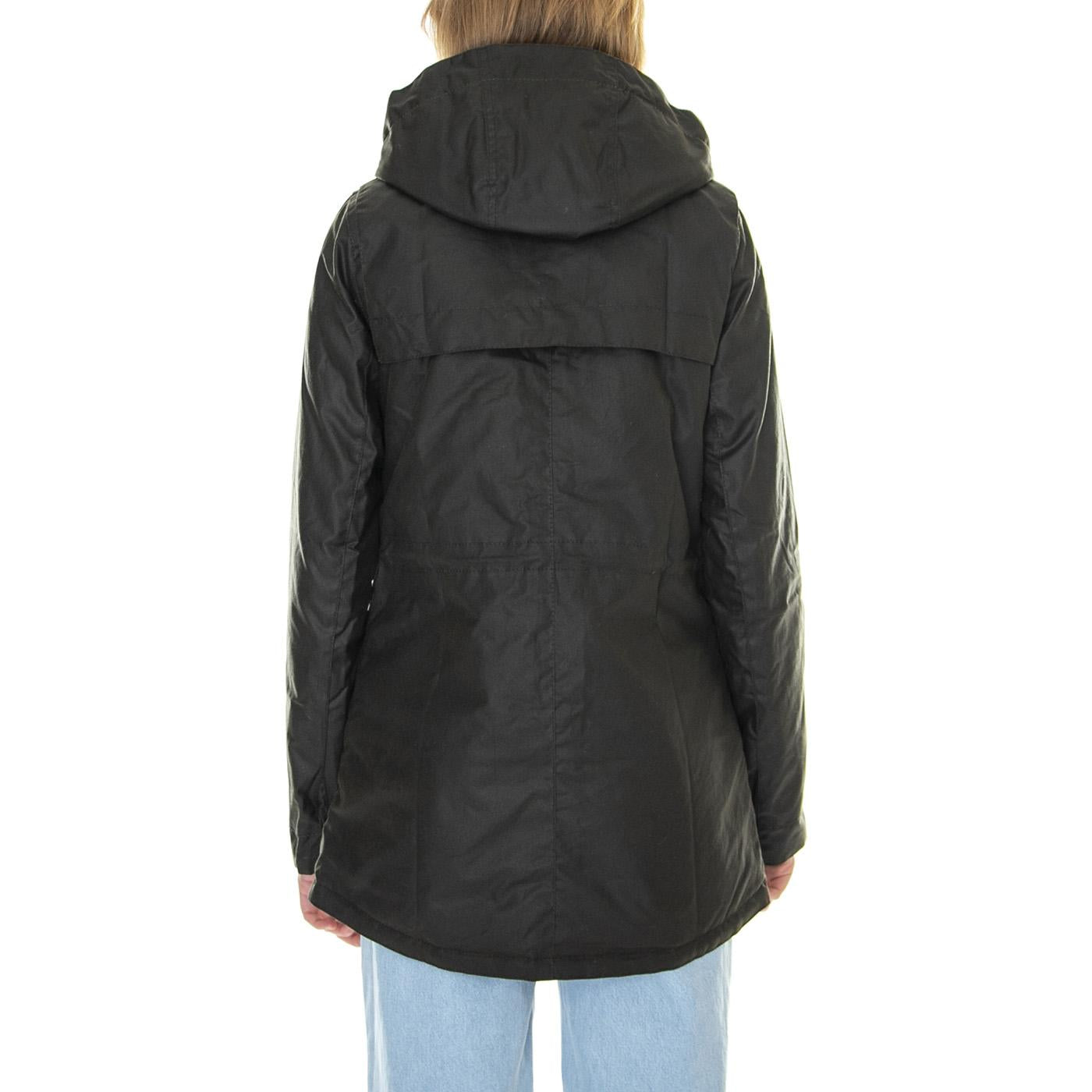 Cassley Wax Olive Classic - Giacca Invernale con Cappuccio Donna Marrone 222MLWX1080-OL71  BARBOUR 