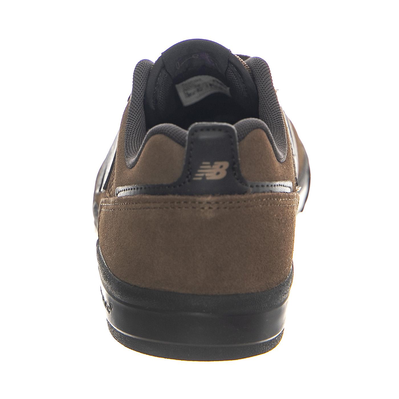 Numeric Skateboarding Brown Leather / Textile - Scarpe Profilo Basso Uomo Marroni NM306ODS  NEW BALANCE 
