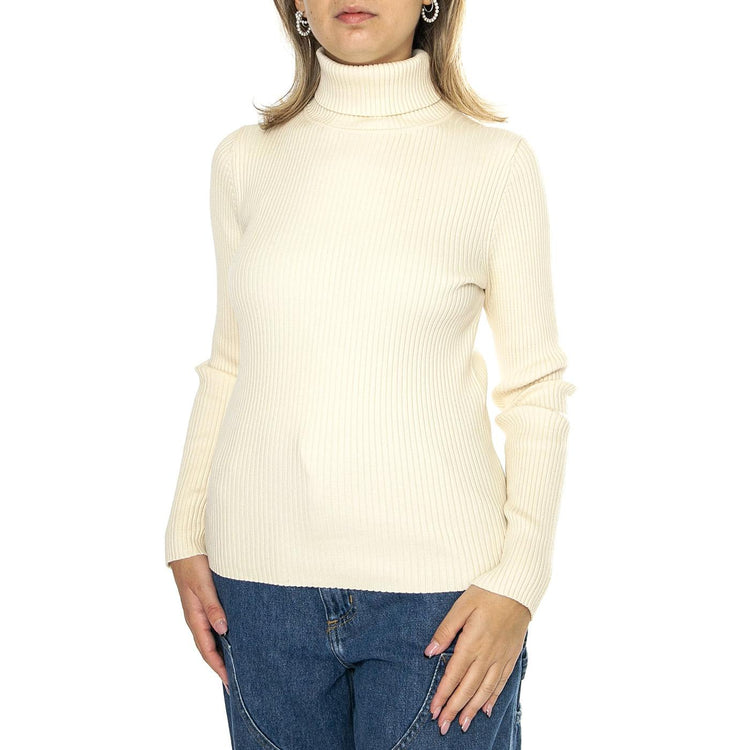 Tulip Turtleneck White Swan Neutral - Maglione Collo Alto Donna Bianco A8500-0000  LEVIS 