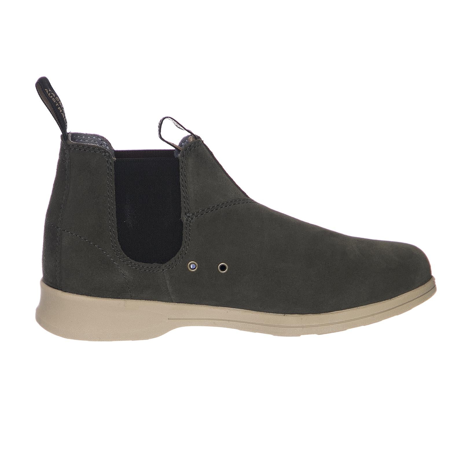 1396 ELBOOT FOREST GREEN SUEDE ELASTIC 116162_4  BLUNDSTONE 