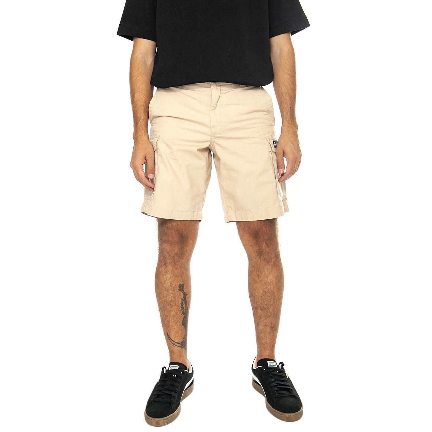 P Bear Vargo Shorts Cuban Sand - Bermuda Cargo Uomo Beige PFD0374-C83  PENFIELD 