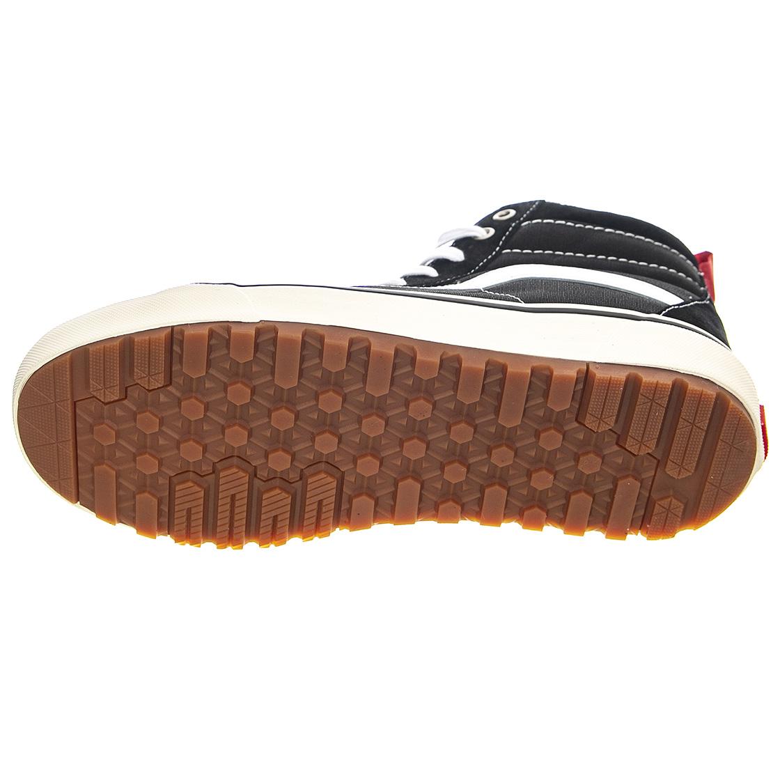 UA Sk8 Mte-1 Black / True White - Scarpe Stringate Profilo Alto Uomo Nere / Bianche VN0A5HZY6BT1  VANS 